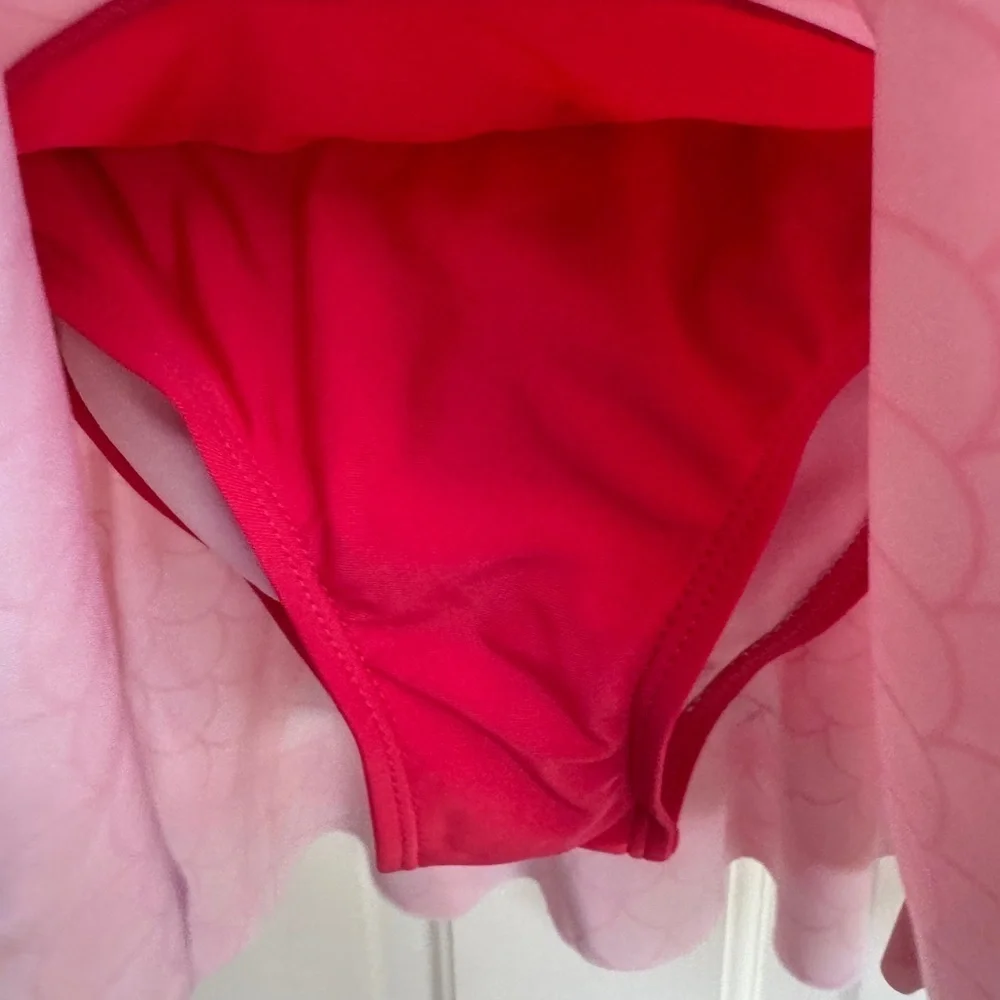 Dreamwave 3T Girls Pink Mermaid Swim Bikini Skort Bathingsuit Bottom